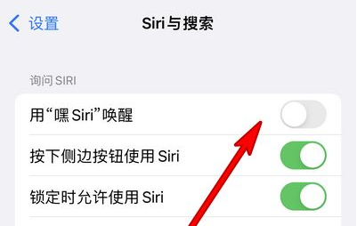 崇阳苹果13维修分享iPhone 13怎么唤醒 Siri  